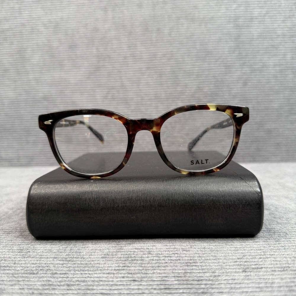 SALT. Optics SID BVT Tortoise Eyeglasses‎ Handcrafted in Japan 49-20-149 Frames